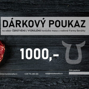 Dárkový poukaz – 1000