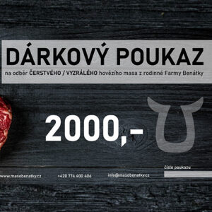 Dárkový poukaz – 2000