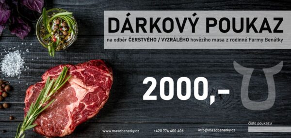 Dárkový poukaz - 2000 - Image 2